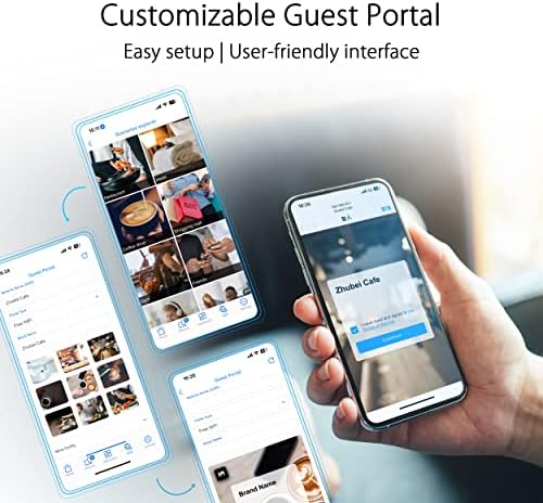 ASUS ExpertWiFi EBR63 AX3000 WiFi 6 Business Router - Custom Guest Portal & SDN, Easy Setup & Remote Management, Scalable with ExpertWiFi AIMesh, Free Commercial-Grade Security, VPN, VLAN - Image 3