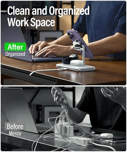 6 Pack Under Desk Cable Management Kit, J Channel Cable Raceway with Double Side Tape, Cord Organizer Tray for Desk, Easy Install, No Drilling, Cable Hider for Home & Office, Child & Pet Proof - Image 6