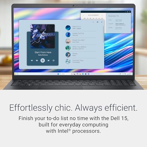 Dell 15.6 Laptop, FHD, Intel Core 3 100U, 8 GB RAM, Windows 11 Home - Image 2