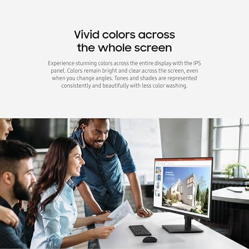 Samsung 24” (S40GD) Borderless Business Monitor with IPS Panel - Image 4