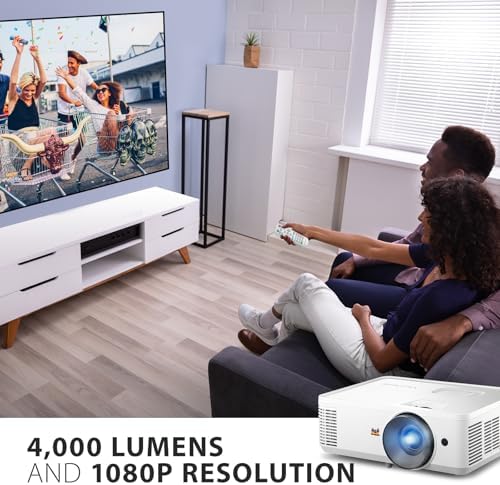 ViewSonic PA503HD 4000 Lumens 1080p Full HD DLP Projector, High Brightness - Image 3