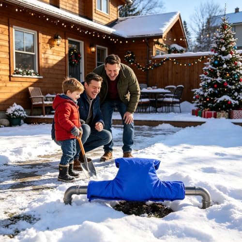Water Meter Cover, Waterproof Winter Protector, Outdoor Pipe Valve Shield - Image 4