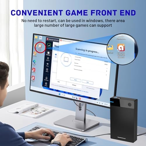 Kinhank External HDD Hard Drive with 96000+ Retro Games,Compatible with 400+ Emulators,12TB Retro Gaming Hard Drive,Portable Game Hard Drive Disk for Win 7/8/10/11 - Image 5