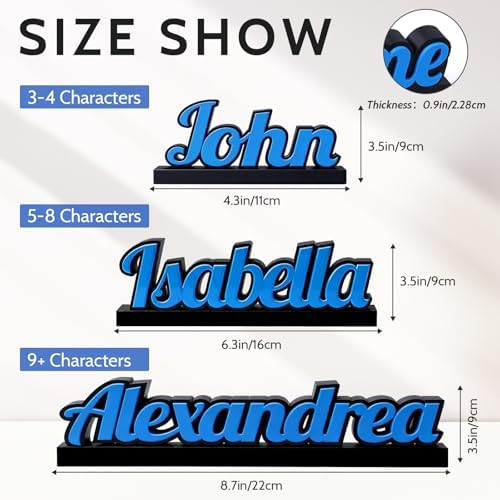 Custom Name Plate for Desk | Personalized 3D Printed Desk Name Plate | Office Decor for Women Men | Personalized Gifts for Coworkers Teacher Boss Nurse| Employee Appreciation Gifts - Image 4