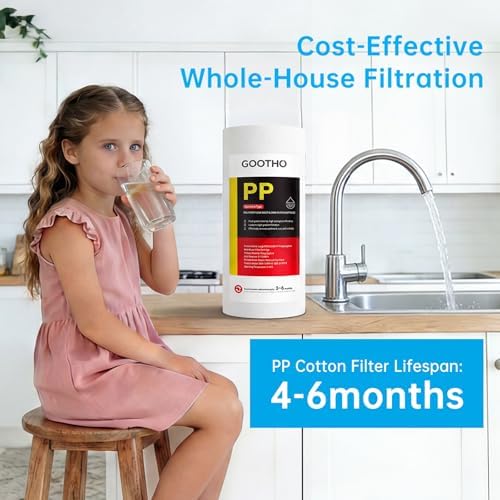 20" x 4.5" -5 Micron Whole House Sediment Filter Cartridge (6-Pack） - Image 6