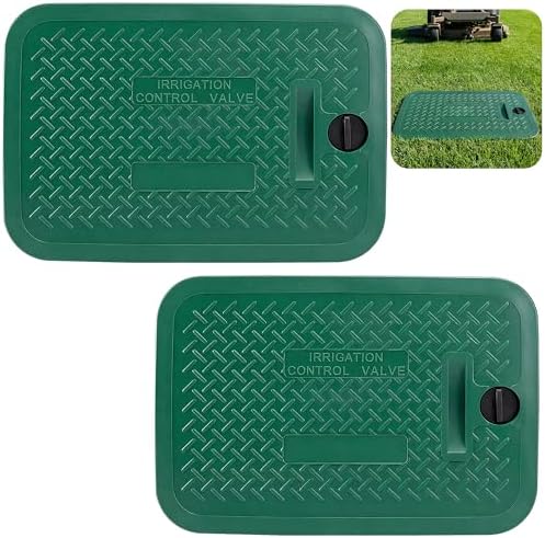 2 Pcs 12"x17" Irrigation Valve Box Cover, Sprinkler Valve Cover Replacement by EBaokuup