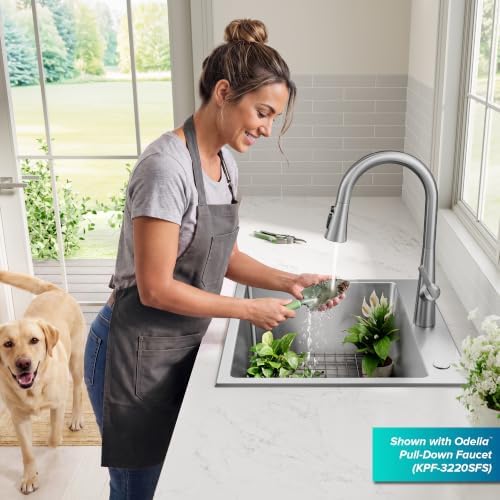 KRAUS Fairlane 25 in Drop In Single Bowl Stainless Steel Kitchen Sink - Image 6