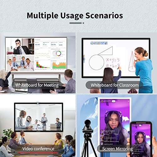 32 inch Interactive Touchscreen Whiteboard, Smart Board with 16:9 Display 1080P, Android 11 Touchscreen Electronic Whiteboard for Office and Classroom, RAM 4G & ROM 32G - Image 5