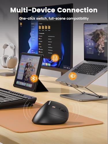 SABLUTE MAM3 Ergonomic Mouse, Wireless Mouse for Small/Medium Hands - Image 6
