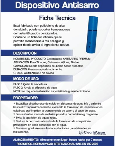CleanWasser Premium Anti-Char Cartridge from 6,000 to 10,000lts - Image 4