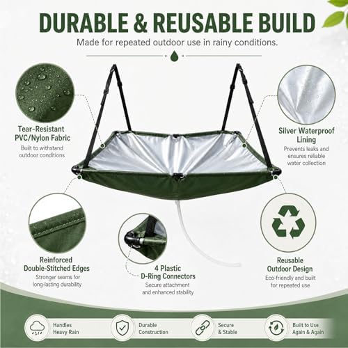 Hanging rainwater Collection System，rain Collection System Kit（2pack） - Image 6