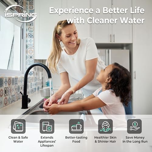 iSpring Elite Series Whole House Central Water Filtration System with Automatic Control Head, Reduces Chlorine, Chloramine, PFAS, Lead, Model: WCF200K - Image 5