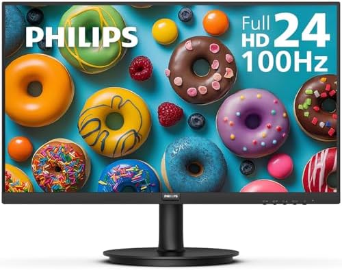 Philips 24 Inch Computer Monitor FHD 100Hz VA VESA Flicker-Free, 241V8LB by Unknown