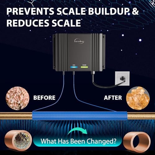 iSpring EDV2 Whole House Electronic Water Descaler, Salt-Free System - Image 5