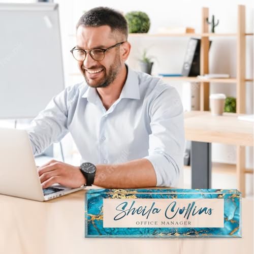 Custom Name Plate for Desk, Employee Appreciation Gifts, Office Decor - Image 5