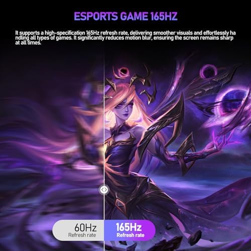 Gawfolk 49 inch Super Wide Curved Gaming 165Hz Monitor, DQHD PC Screen - Image 3