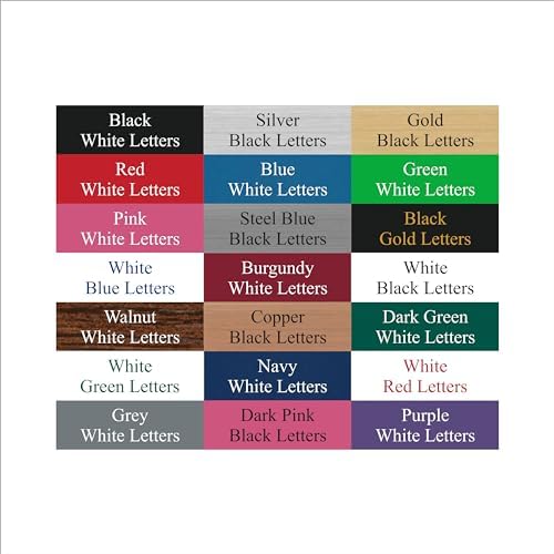 Personalized Office Name Plate with Desk Holder – Customizable Laser Engraved 2x8 for Business Professional Executive Assistant Manager – 21 Color Options - Image 3