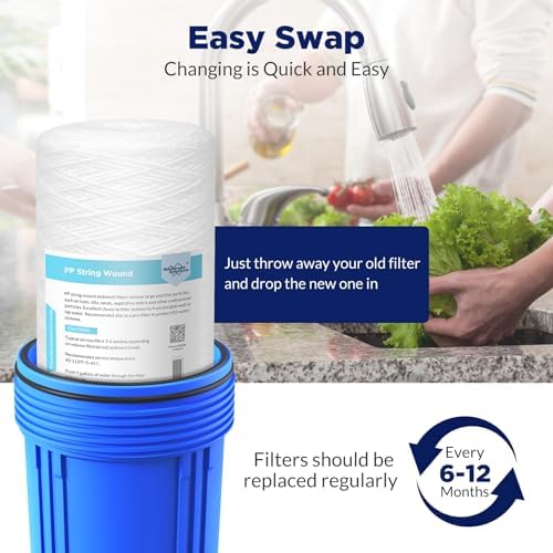 Membrane Solutions String Wound Whole House Water Filter Replacement - Image 5