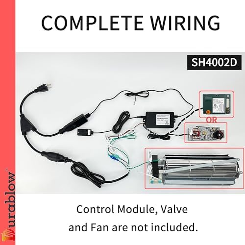 Durablow SH4002D WiFi On/Off Remote Control for Gas Fireplace Valve, Blower - Image 2