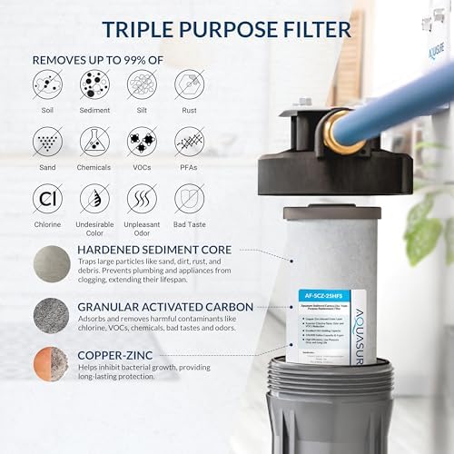 Aquasure Harmony Series 50,000 Grains Whole House Water Softener with Automatic Digital Metered Control Head | Fine Mesh Resin for Iron Removal, Reduces Hardness & Improves Water | for 3-4 bathrooms - Image 5