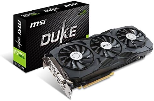 msi Gaming GeForce GTX 1080 Ti 11GB GDRR5X DirectX 12 352-bit VR Ready Graphics Card (GTX 1080 TI Duke 11G OC) by Unknown