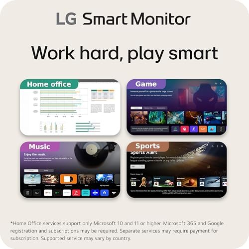 LG 34SR60QC-W 34-inch QHD (3440x1440) Curved Smart Monitor with Streaming, UltraWide Screen, webOS, HDR10, 100Hz, Built-in Speaker, AirPlay2, Screen Share, Bluetooth, ThinQ App, White - Image 5