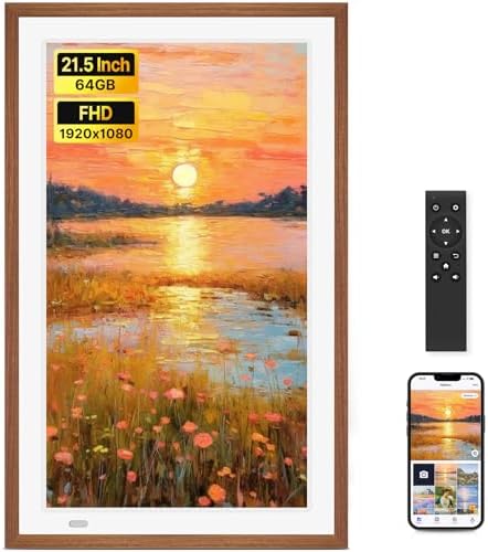 Uhale 21.5 Large Digital Picture Frame 64GB Photo Frame WiFi Remote Control by WONNIE