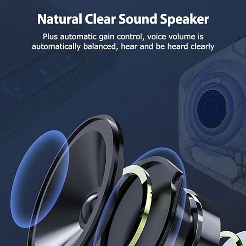 Conference Speaker and Microphone, Wireless Speakerphone w/2 Expansion Mics - Image 3