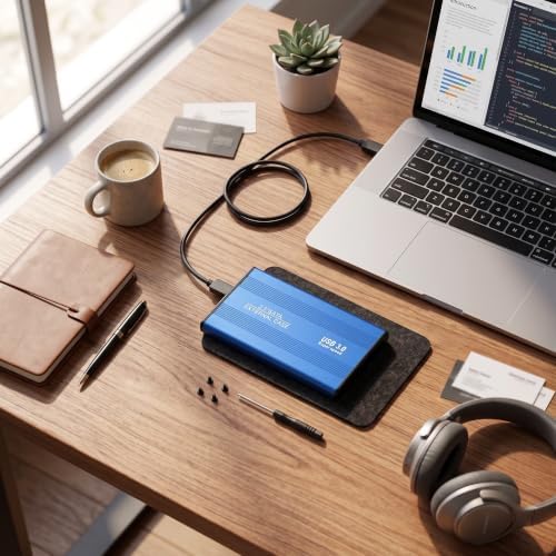 POCREATION 1Tb External Hard Drive External Hard Drive 2.5In Usb3.0 to Enclosure, Portable Exrnal Hard Dries 1Tb 2Tb, 1T Hard Drie Exrnal - Image 4