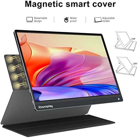 Dopesplay 15.6" Touchscreen Portable Monitor with 5000mAh Battery, 1080P - Image 7