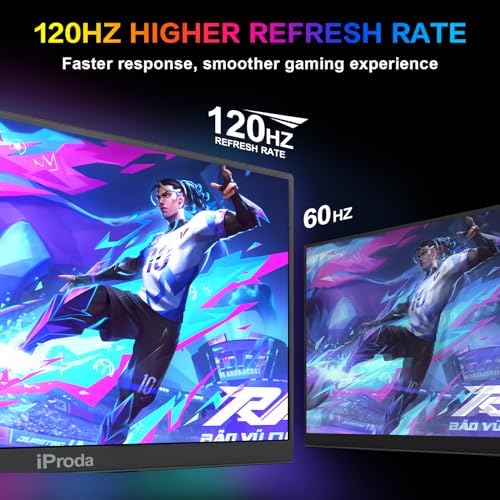 18.5 inch Portable Monitor for Laptop120hz Portable Gaming Monitor FHD1080 - Image 3