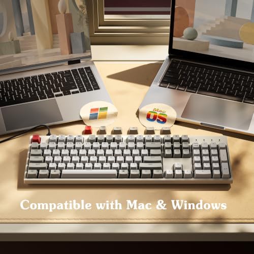 Keychron C2 Full Size Wired Mechanical Keyboard, Hot-Swappable, Retro - Image 3