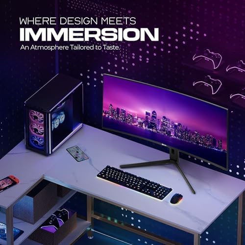 M² Vision 40" 5K2K Ultrawide Monitor, 5120x2160, 120Hz, USB-C 65W, IPS Black, MacBook Compatible, HDR600, Height Adjustable Stand - Image 4