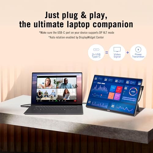ASUS ZenScreen MQ16FC 15.6 Inch16:10 USB-C OLED Portable Monitor - Image 4