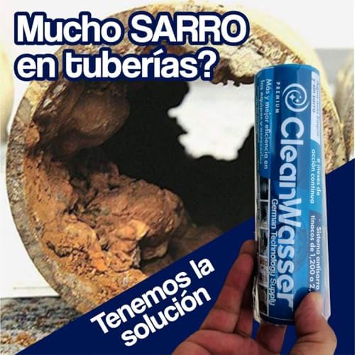 Anti-Tartar for Bathtubs and Cisterns, Removes Pipe Tartar, Prevents the Formation of Tartar in Faucets and Showers, Premium CleanWasser Cartridge from 1,200 to 2,500 Liters - Image 6
