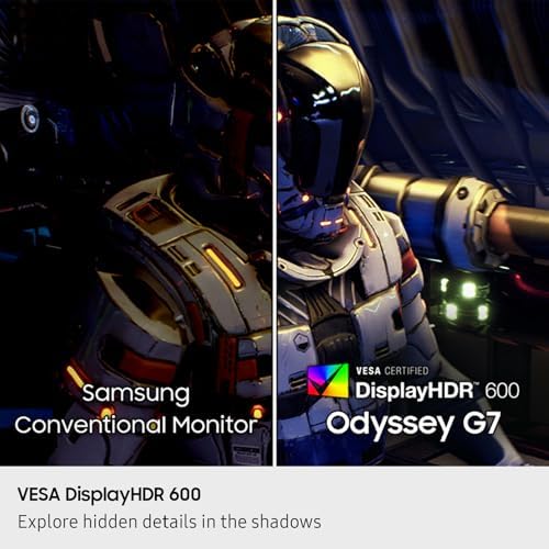 Samsung 40” Odyssey G7 (G75F) Series WUHD Curved Gaming Monitor - Image 6