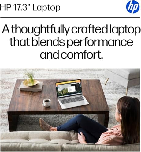 HP 17 inch Business Laptop Computer • 2026 Edition • Latest AMD Ryzen 5 CPU • 16GB RAM • 512GB SSD • 17.3" FHD Display • Numeric Keypad • Long Battery Life • Windows 11 with Office 365 for The Web - Image 4