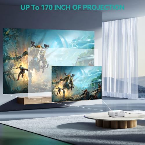 Mini Movie Projector with Wired Screen Mirroring, Support HDMI USB Type-C - Image 6