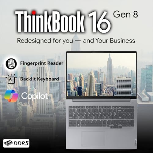 Lenovo ThinkBook 16 G8 Intel Core Ultra 7 255H, 64GB DDR5 RAM, 1TB SSD - Image 5