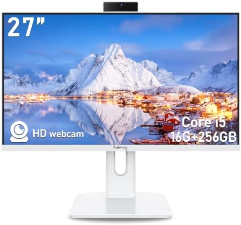 suevery 27Inch 2K All-in-One Computer Core i5 16G RAM Desktop PC by suevery