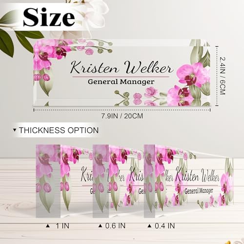 Ship Next Day Custom Name Plate for Desk, Desk Name Plate Personalized - Image 3