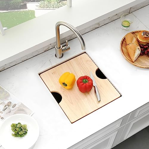 Brass Bar Sink Undermount, 15 x 17 Inch - Image 2