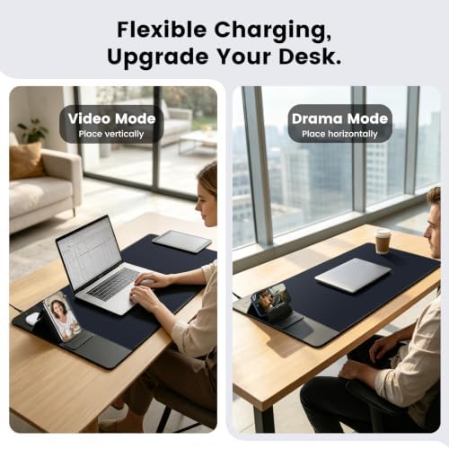 3-in-1 Magnetic Wireless Charging Mouse Pad, Foldable Phone Stand - Image 2