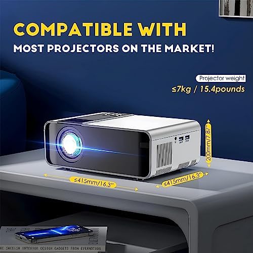 CGOLDENWALL Ultra-Thin Hidden Motorizerd Projector Mount Electric Projector Lift, 44lbs Capacity, Baseplate Customizable, Remote Control (Running Distance: 1 M/ 39.37") - Image 6