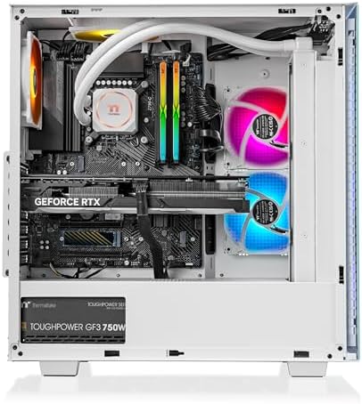 Thermaltake LCGS Avalanche i477T AIO Liquid Cooled CPU Gaming Desktop (Intel® Core™ i7-13700KF, 32GB DDR5 5600MT/s, NVIDIA® GeForce RTX™ 4070 Ti, 2TB NVMe M.2, WiFi) D3AV-Z790-47T-LCS - Image 3