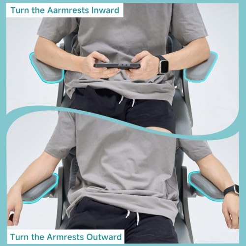 Office Chair, Ergonomic Executive Desk Chair with Lumbar Support - Image 4