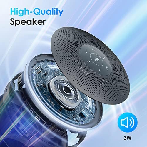EMEET M220 Bluetooth Speaker, Daisy Chain/Use Alone up to 16 attendees - Image 6