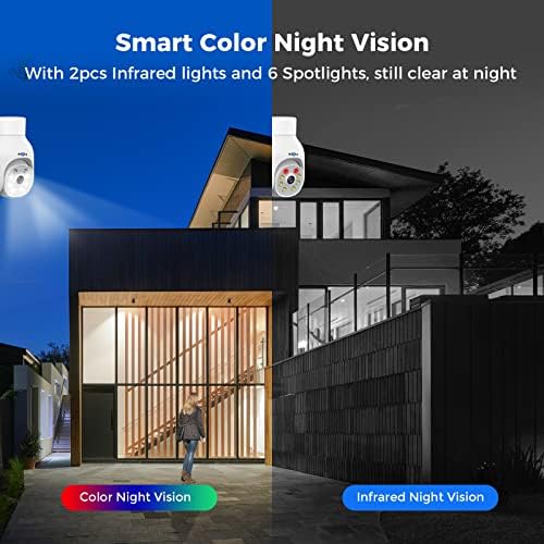 Hiseeu 5MP Wireless Security Camera System,4 Cam-Kit, 1T HDD - Image 6