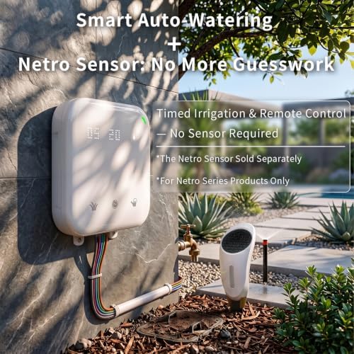 Netro Spark 8 Zone Smart Sprinkler Controller ‌Touch Buttons WiFi App-Based - Image 3