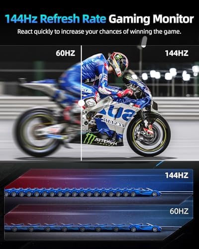 UPERFECT 18" 2K 144Hz Portable Monitor, 100% DCI-P3 400 Nits Gaming Display - Image 2